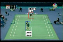 labelled badminton image